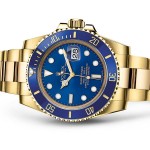 ROLEX SUBMARINER YELLOW GOLD BLUE DIAL REF 116618LB