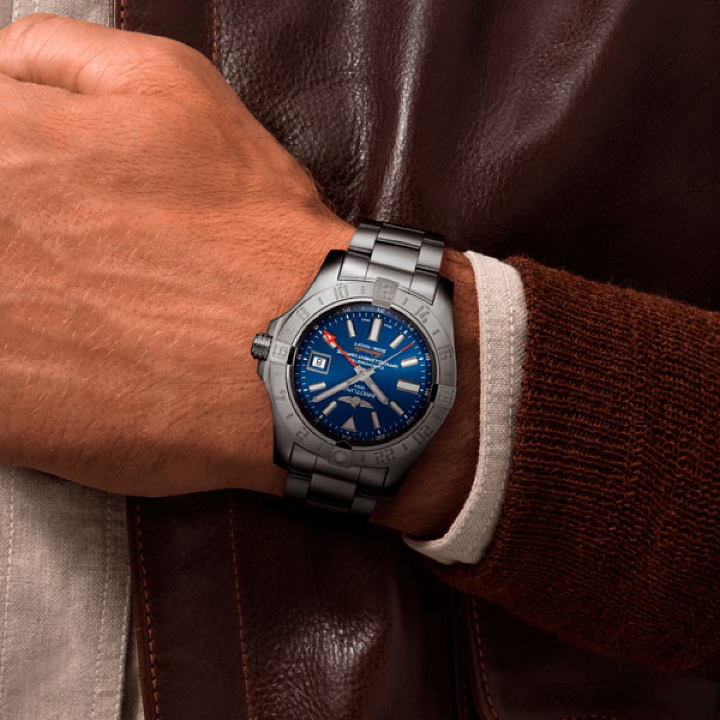 breitling avenger 2 gmt blue