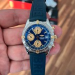 Breitling Chronomate Gold Blue B13352
