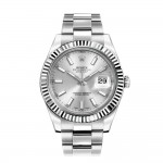 Rolex Datejust II 41 Automatic White Gold Bezel Watch 116334