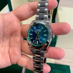 Rolex Oyster Milgauss Green Glass and Blue Dial 116400GV 