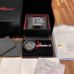 Chopard Miglia Tycoon Series Steel Black Chronograph Watch 16/8961