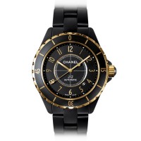 Chanel J12 Black Matte Ceramic Gold Calibre 3125 Audeamars Piguet H2918