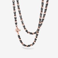 Цепочка Baraka Cyborg Ceramic Rose Gold 750