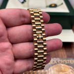 Rolex Day-Date 36 Yellow Gold Diamond Green ref: 18238