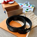 Louis Vuitton X Yayoi Kusama LV Initiales 40 mm Reversible Belt Двухсторонний ремень LV Initiales M0654S
