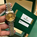 Rolex Datejust 36mm Steel and Yellow Gold Dial Rolex/Rolex With Diamonds Ref. 116234