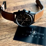 Bell & Ross BR 126 Heritage Chronograph Automatic 42 Black Dial Ref. BR 126-94-SC