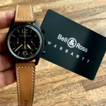 Bell & Ross BR 126 Heritage Chronograph Automatic 42 Black Dial Ref. BR 126-94-SC