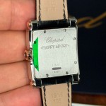 Chopard Happy Sport II Square Diamonds Rose Gold Mother of Pearl Dial Ref. 278497-9002