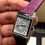 Jaeger LeCoultre Reverso Squadra Diamond Silver Dial Ladies Ref. 234.8.47 alt. Q7038420