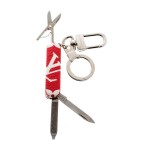 Louis Vuitton x Supreme x Victorinox Collaboration Pocket Knife Key Ring Red/White SV MP2070