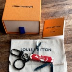 Louis Vuitton x Supreme x Victorinox Collaboration Pocket Knife Key Ring Red/White SV MP2070