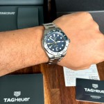 TAG Heuer Aquaracer 43 Professional 300 GMT Blue and White Ceramic Ref. WBP2010.BA0632