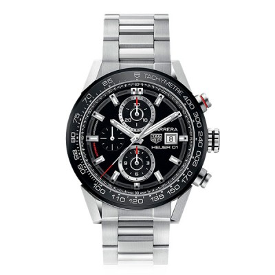 TAG Heuer Carrera Calibre Heuer 01 Automatic Chronograph 43 Ceramic Ref. CAR201Z.BA0714