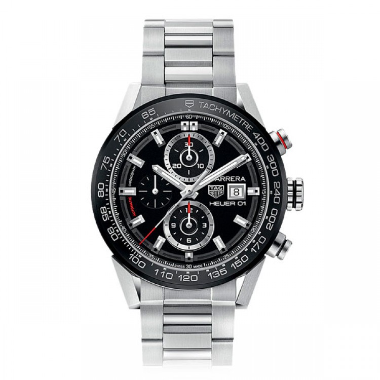 TAG Heuer Carrera Calibre Heuer 01 Automatic Chronograph 43 Ceramic Ref. CAR201Z.BA0714