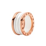 Кольцо Bvlgari B.zero1 белая керамика, розовое золото 750 (размер: 17) Кольцо Bvlgari B.zero1 белая керамика, розовое золото 750 (размер: 17)
