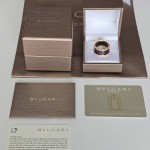 Кольцо Bvlgari B.zero1 черная керамика, розовое золото 750 Кольцо Bvlgari B.zero1 черная керамика, розовое золото 750