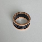 Кольцо Bvlgari B.zero1 черная керамика, розовое золото 750 Кольцо Bvlgari B.zero1 черная керамика, розовое золото 750