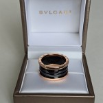 Кольцо Bvlgari B.zero1 черная керамика, розовое золото 750 Кольцо Bvlgari B.zero1 черная керамика, розовое золото 750
