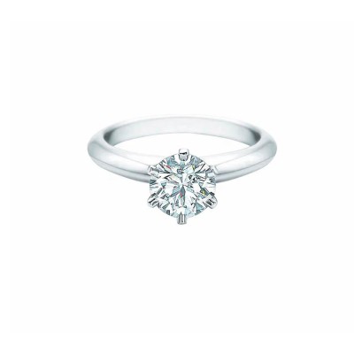 Кольцо Tiffany & Co Solitaire с бриллиантом 0,18 Ct.
