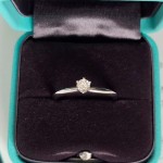 Кольцо Tiffany & Co Solitaire с бриллиантом 0,18 Ct. Кольцо Tiffany & Co Solitaire с бриллиантом 0,18 Ct.