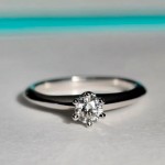Кольцо Tiffany & Co Solitaire с бриллиантом 0,22 Ct. Кольцо Tiffany & Co Solitaire с бриллиантом 0,22 Ct.
