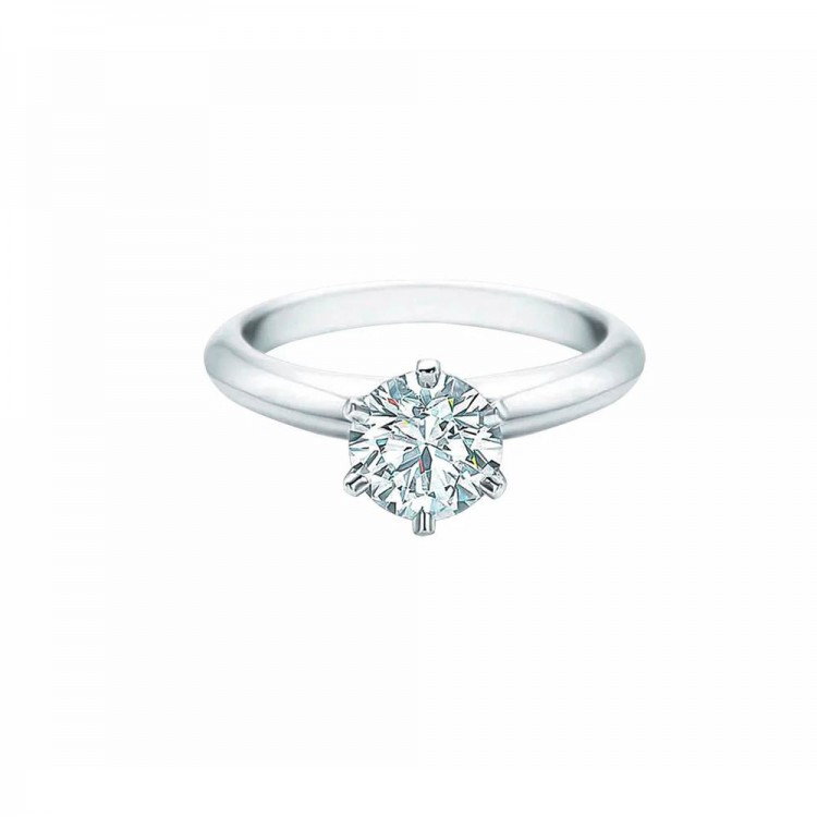 Кольцо Tiffany & Co Solitaire с бриллиантом 0,22 Ct. Кольцо Tiffany & Co Solitaire с бриллиантом 0,22 Ct.
