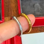 Оригинальные Кольца Carrera & Carrera Bamboo Ring Yellow and White Gold 18k Оригинальные Кольца Carrera & Carrera Bamboo Ring Yellow and White Gold 18k