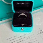 Кольцо Tiffany & Co Solitaire с бриллиантом 0,27 Ct.