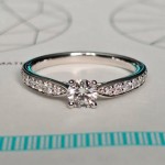 Кольцо Tiffany & Co Solitaire с бриллиантом 0,27 Ct.