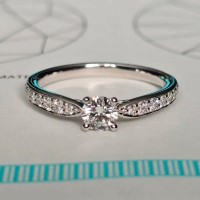 Кольцо Tiffany & Co Solitaire с бриллиантом 0,27 Ct.