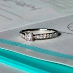 Кольцо Tiffany & Co Solitaire с бриллиантом 0,27 Ct.