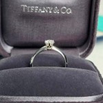 Кольцо Tiffany & Co Solitaire с бриллиантом 0,33 Ct