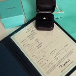 Кольцо Tiffany & Co Solitaire с бриллиантом 0,33 Ct