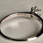 Кольцо Tiffany & Co Solitaire с бриллиантом 0,33 Ct