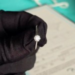 Кольцо Tiffany & Co Solitaire с бриллиантом 0,33 Ct