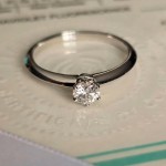 Кольцо Tiffany & Co Solitaire с бриллиантом 0,26 Ct.