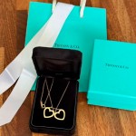 Подвеска Tiffany Double Hearts Gold Оригинал Подвеска Tiffany Double Hearts Gold Оригинал