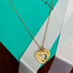 Подвеска Tiffany Double Hearts Gold Оригинал Подвеска Tiffany Double Hearts Gold Оригинал
