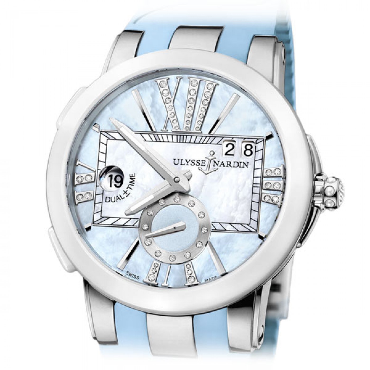 Швейцарские часы Ulysse Nardin Executive Dual ± Time Lady 243-10-3/393 ref: 243-10-3/393