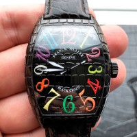 Franck Muller Cintree Curvex Croco 8880 SC BLACK CROCO COLOR DREAM